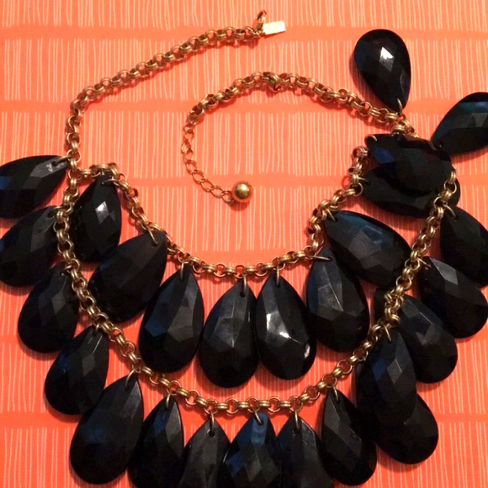 Kate Spade Cascading Teardrop Necklace